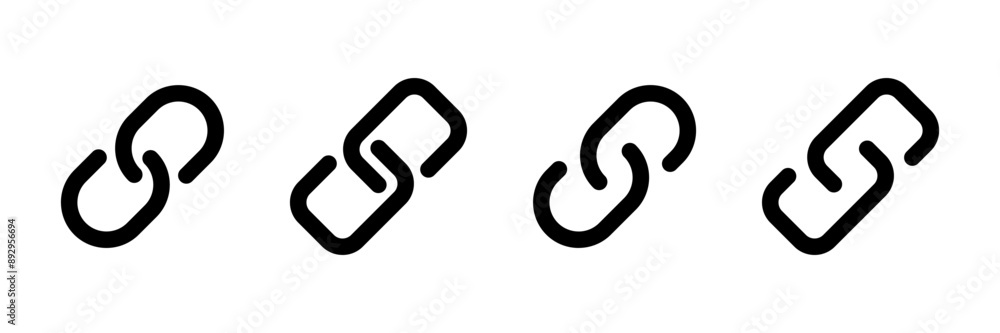 External link symbol icon vector. Link icon isolated on white background. Link vector icon. Hyperlink chain symbol External link symbol icon vector. Link icon isolated on white background. Link vector icon. Hyperlink chain symbol