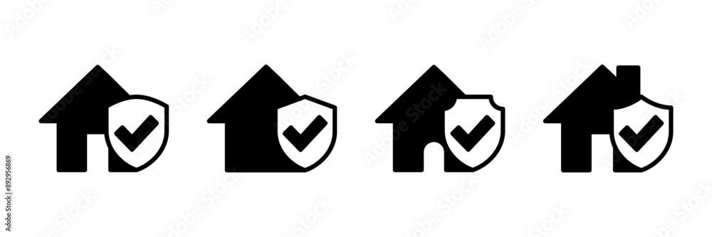 House insurance icon vector isolated on white background. house protection icon. House insurance icon vector isolated on white background. house protection icon.