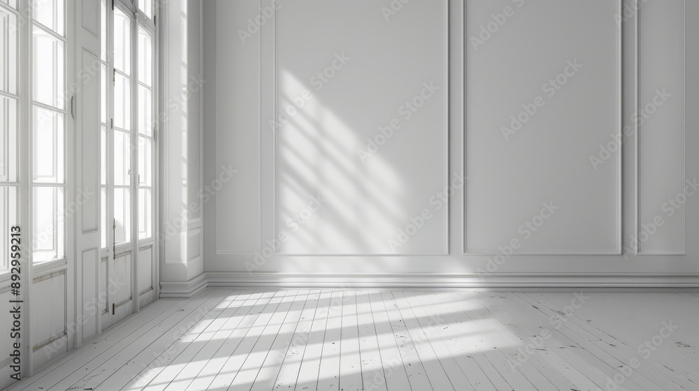 Empty white wall, design opportunity. Empty white wall, design opportunity.