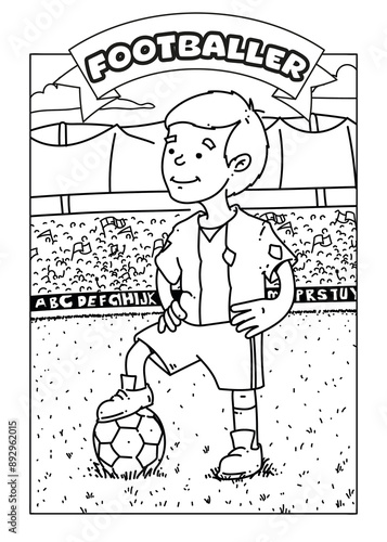 Occupations Coloring Pages for Kids