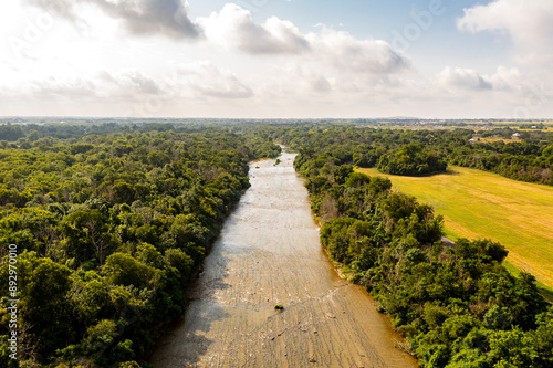 The San Gabriel River in Texas.