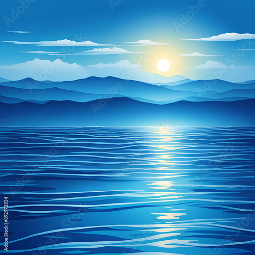 Make a wish while looking at the wide, big sea.