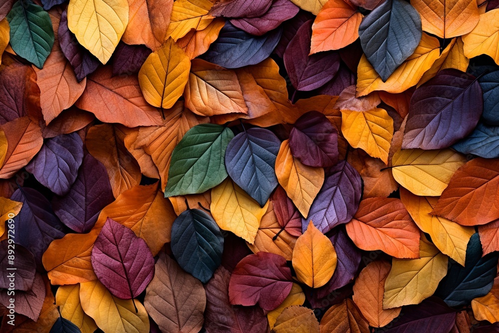 autumn background with leaves, generative ai autumn background with leaves, generative ai