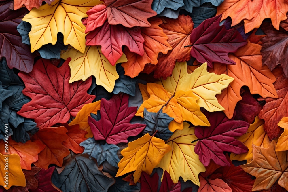 autumn background with leaves, generative ai autumn background with leaves, generative ai