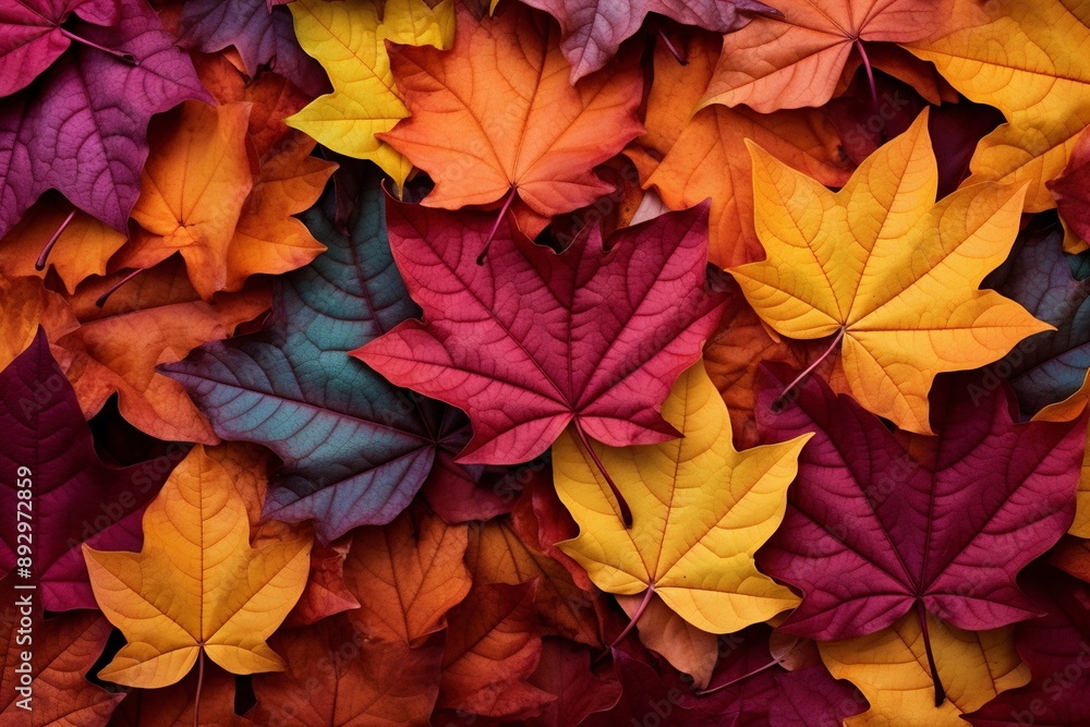 autumn background with leaves, generative ai autumn background with leaves, generative ai