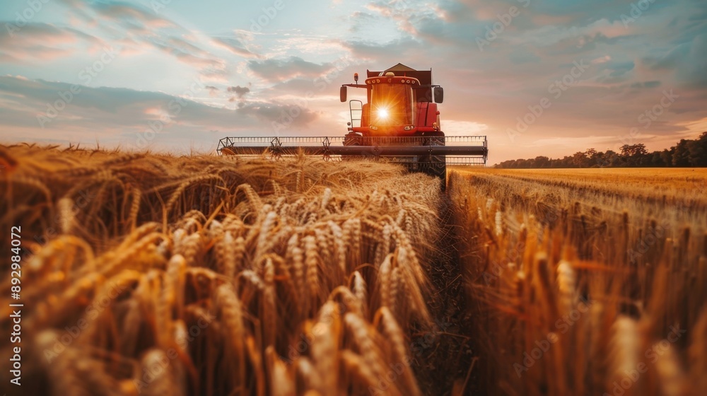 Fototapeta premium Agricultural Economics: Analyzes how resources are utilized in farming, the economic actions of farmers and consumers, and the influence of agricultural policies on the industry. 