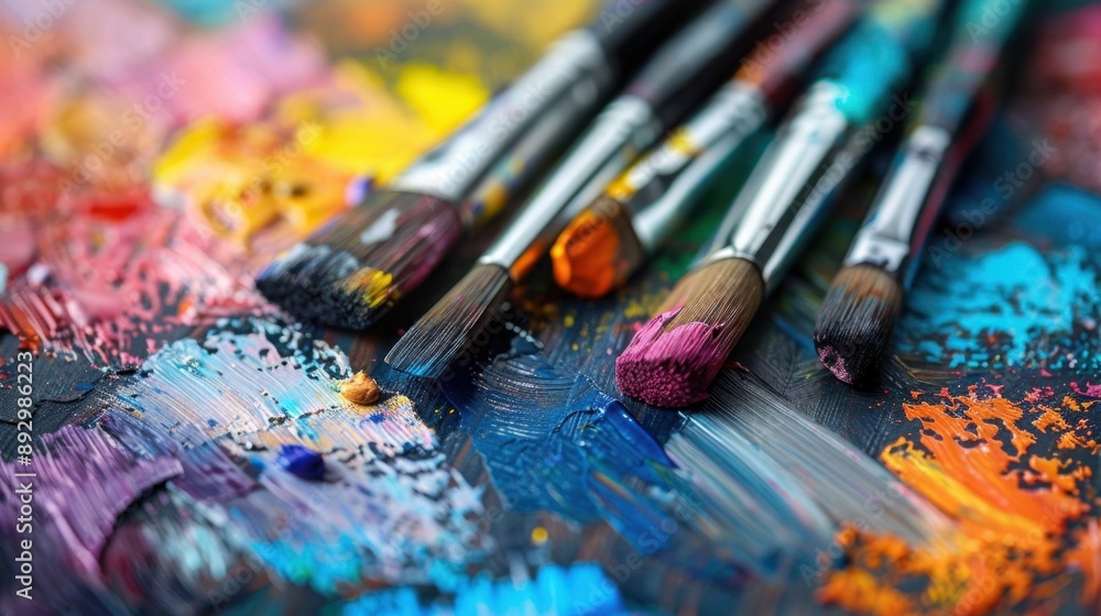 Obraz premium Creative Workshops: Structured sessions that aim to cultivate and improve creative skills by providing practical activities, expert advice, and collaborative opportunities. 