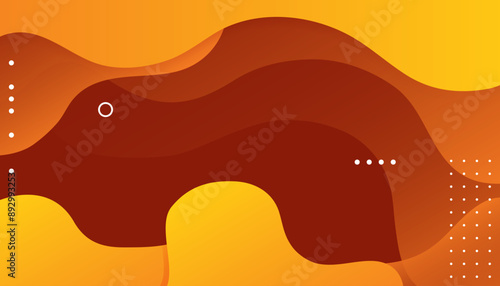 Abstract orange curve background.  Creative illustration for poster, web, landing, cover, greeting, EPS 10
