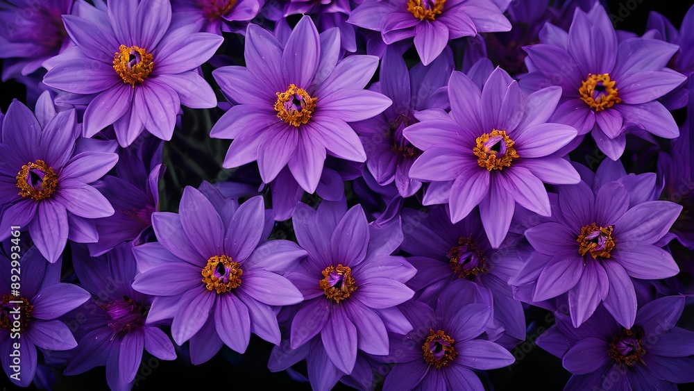A picture of purple flowers, high definition and vividness A picture of purple flowers, high definition and vividness