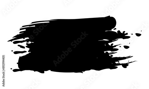 黒い筆のストローク背景