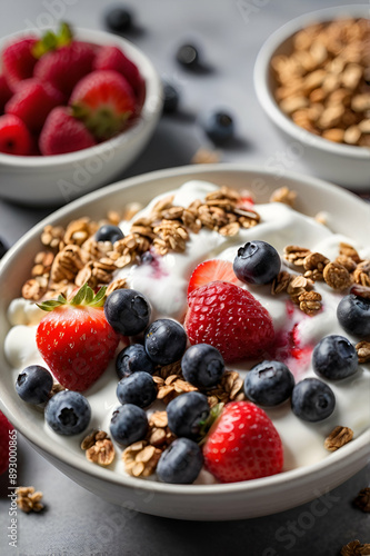 muesli with berries