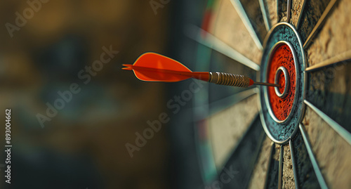 arrow on the target. goal, success concept