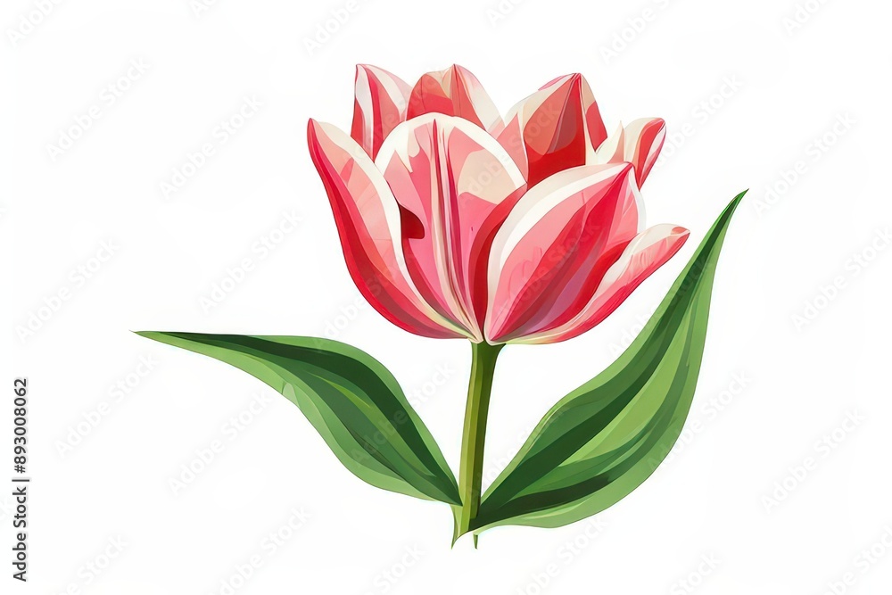 the AI Image Generator, tulipanes rosas aislado en fondo negro the AI Image Generator, tulipanes rosas aislado en fondo negro