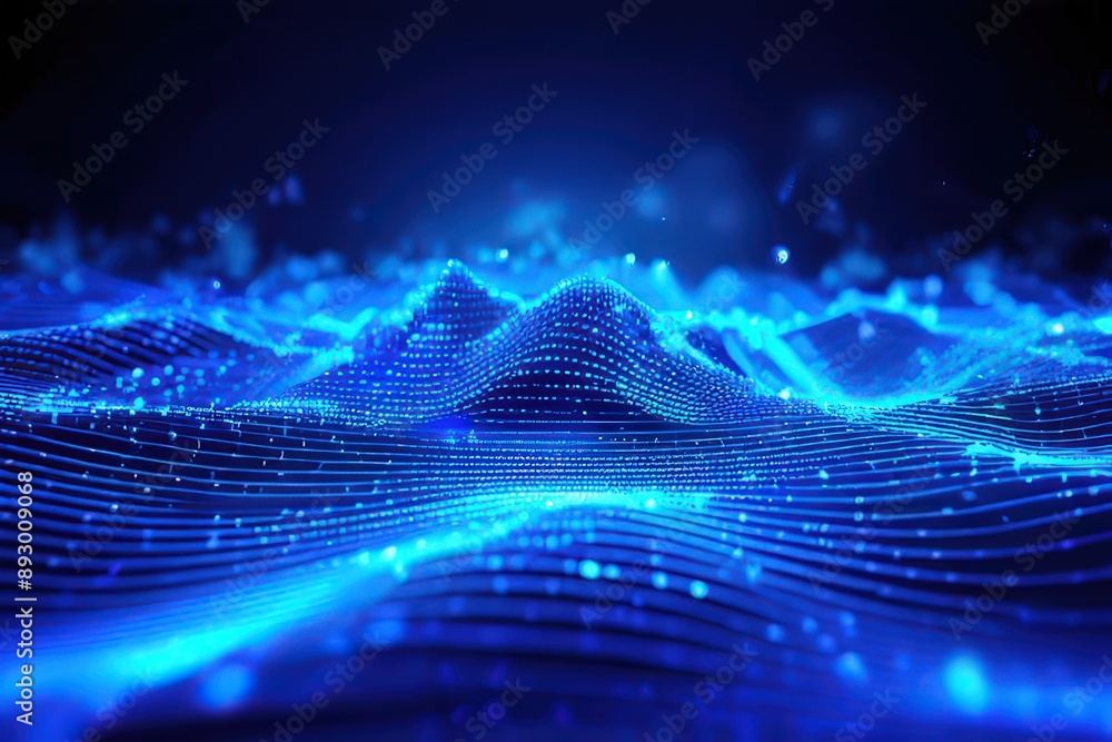 the ai generated image, purple and blue landscape with a lot of dots the ai generated image, purple and blue landscape with a lot of dots