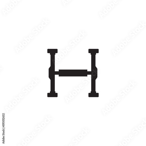 the car frame icon , automotive icon