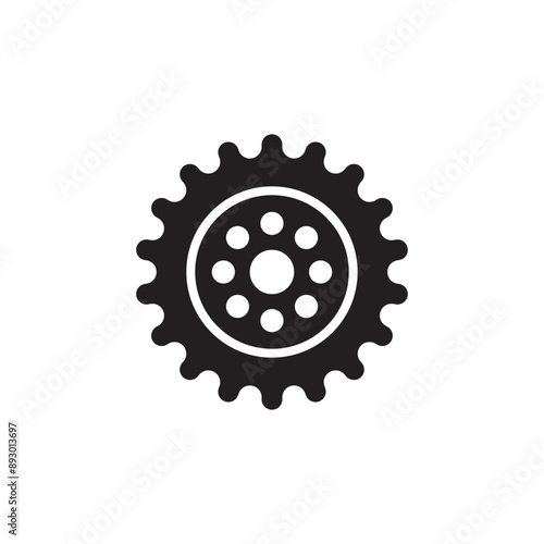 car sprocket icon , gear icon