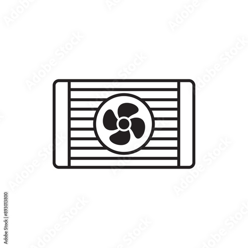 car fan icon , automotive icon