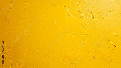 Bright lemon yellow background with V-shaped design element in AR 1 style, stock photo. photo