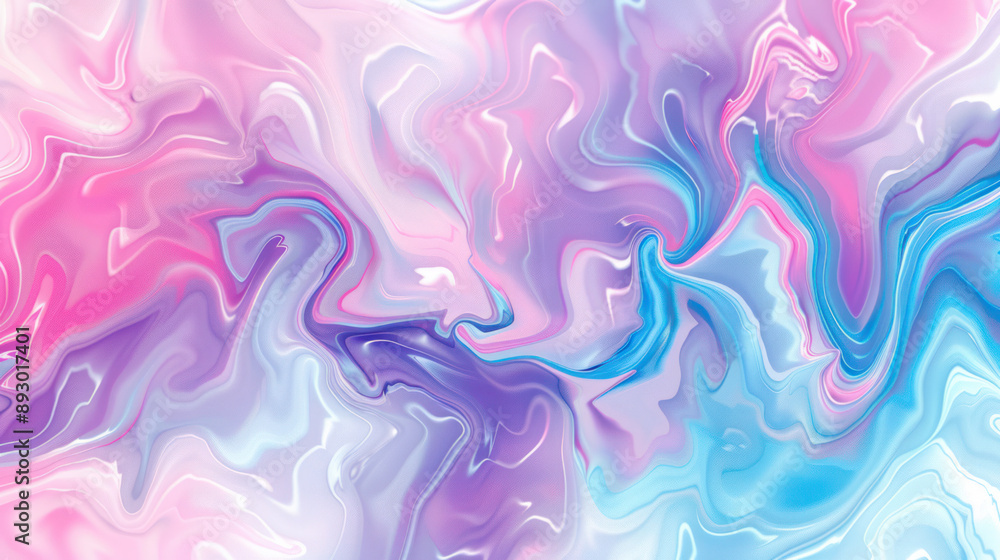 Fototapeta premium Abstract random color liquid marble background vector presentation design 