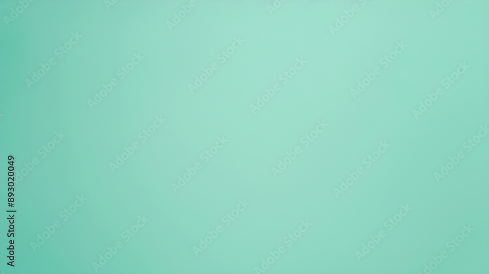 Soft mint green background with textured v 6 style design in shades of blue.