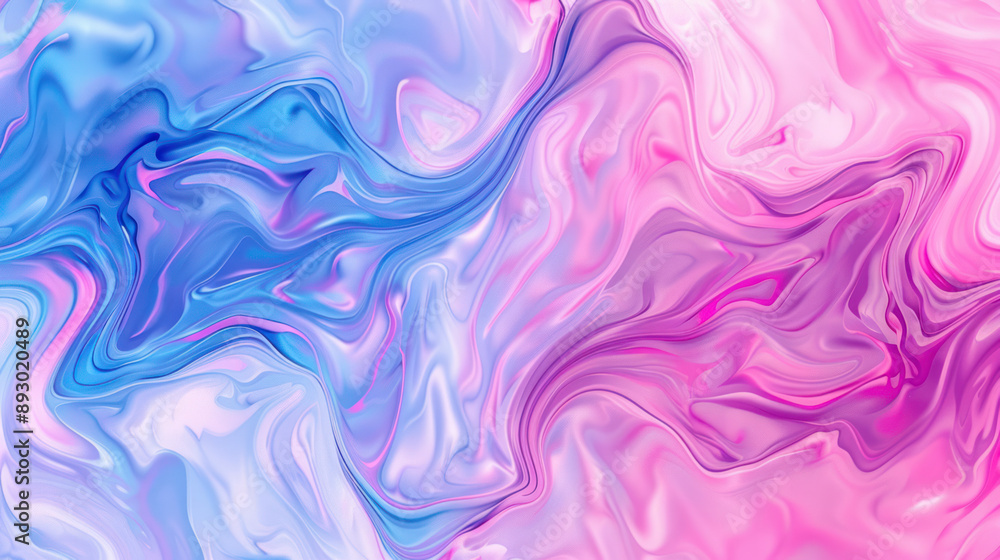 Fototapeta premium Abstract random color liquid marble background vector presentation design