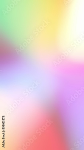 Holographic iridescent unicorn colors pink and purple abstract background. Multicolored light rays flash and glow. Optical Crystal Prism Beams
