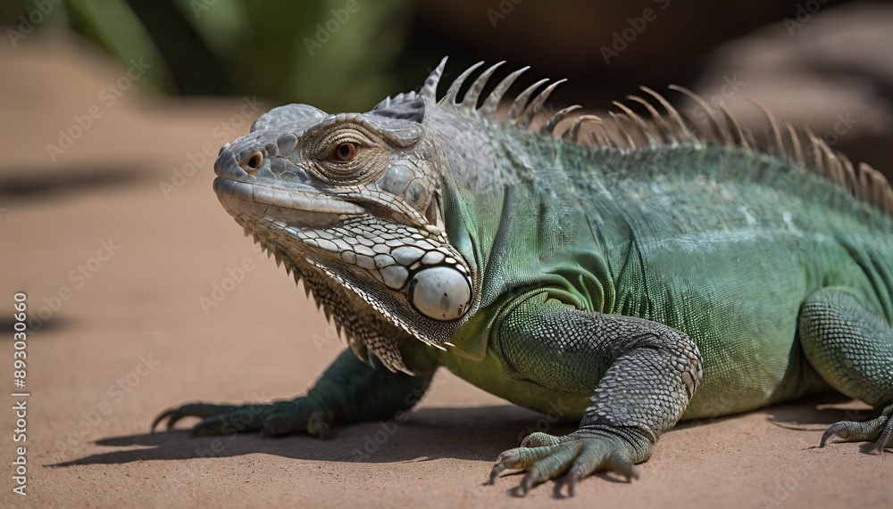 closeup of an iguana closeup of an iguana