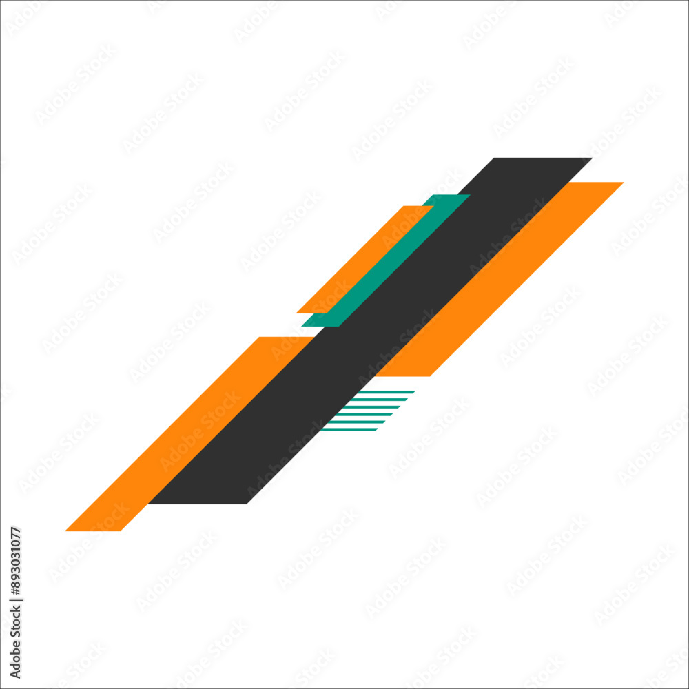 Modern Abstract Corner Shape Vector Element Modern Abstract Corner Shape Vector Element