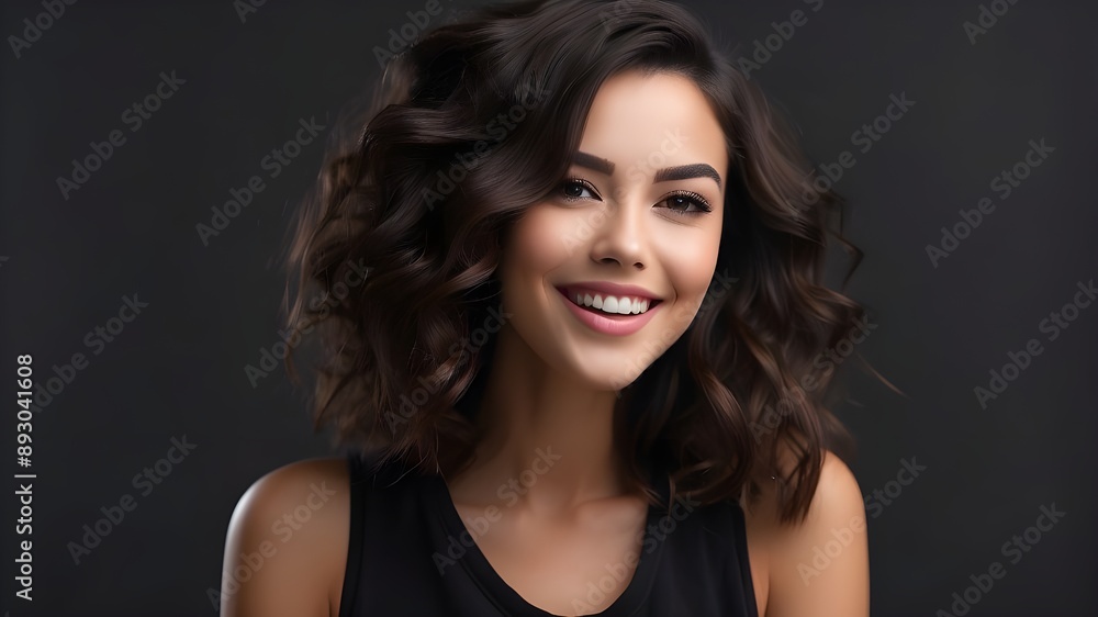 Gorgeous female model dressed elegantly in black Gorgeous female model dressed elegantly in black