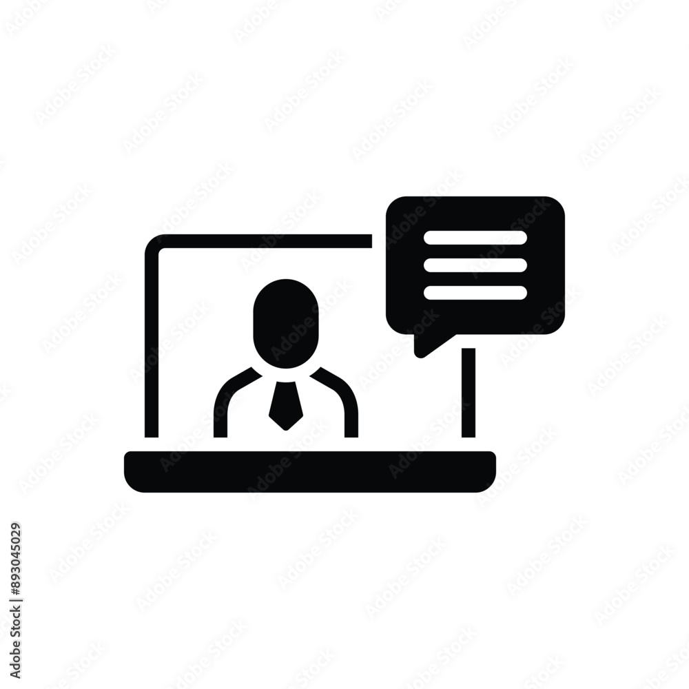 Black solid icon for influence brand Black solid icon for influence brand