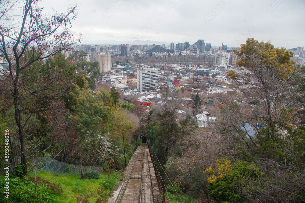 Cerro de San Cristobal Funicular Santiago de Chile