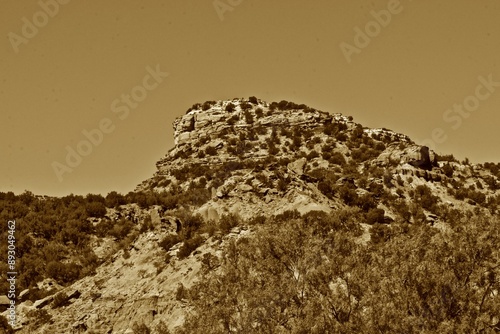 palo duro canyon state park in the Texas panhandle near Canyon.