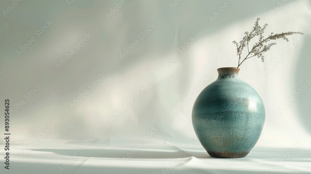 Contemporary vase on white backdrop Contemporary vase on white backdrop