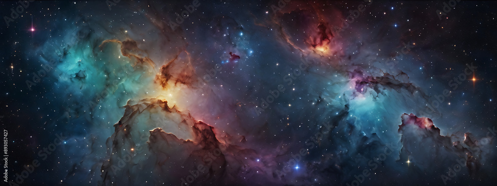 A visually captivating star map of a distant galaxy, featuring constellations, nebulae, and star clusters in a cosmic color palette. A visually captivating star map of a distant galaxy, featuring constellations, nebulae, and star clusters in a cosmic color palette.