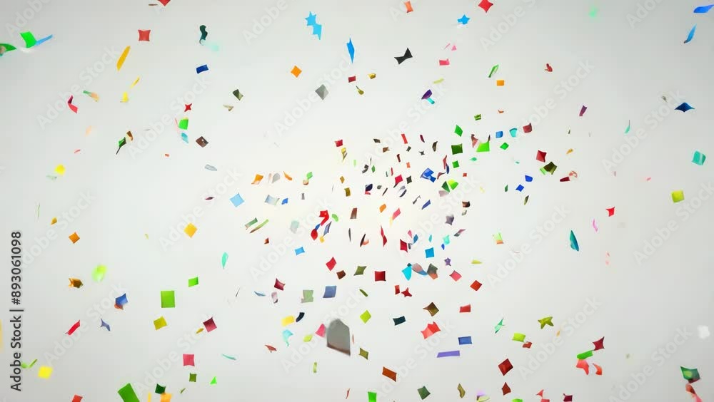 Digital Festivity: Exploding Confetti 3D Animation for Celebrations