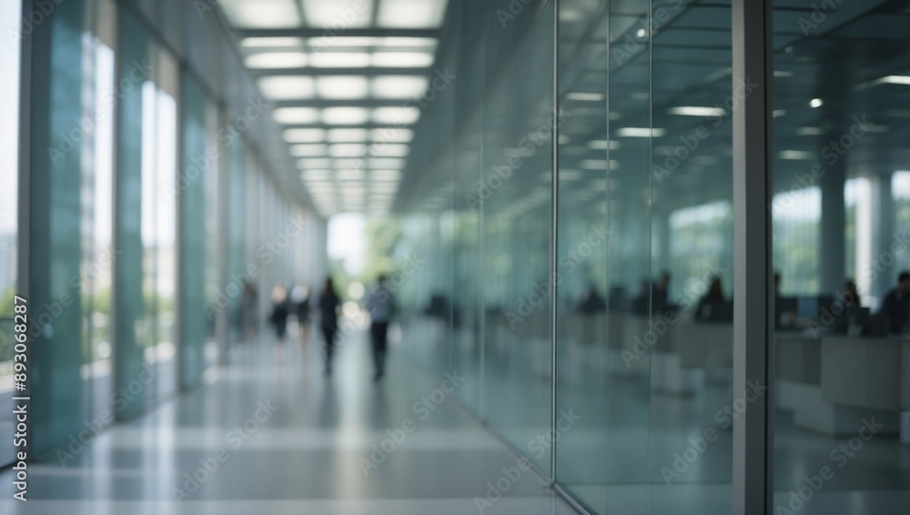 Blurry glass wall of contemporary office building in business center for corporate background. Blurry glass wall of contemporary office building in business center for corporate background.