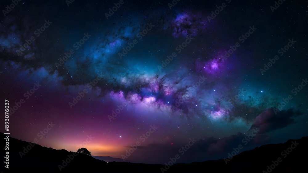 Fototapeta premium starry night sky