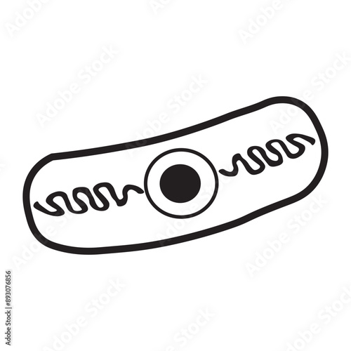bacillus anthracis line icon 