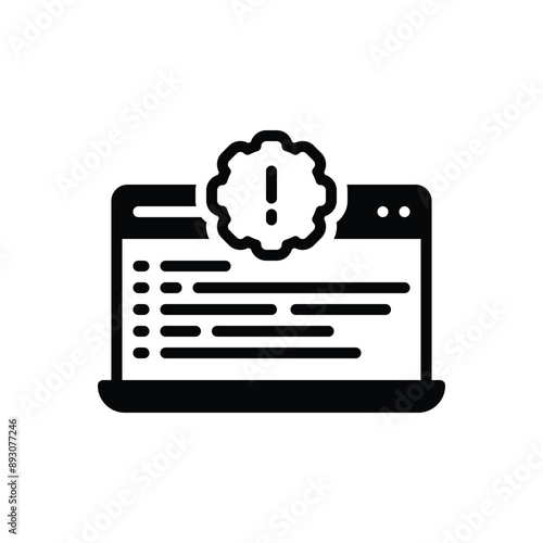 Black soli icon for code issue