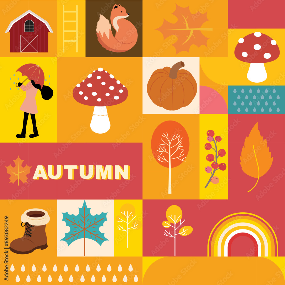 custom made wallpaper toronto digitalsummer background with geometric style.illustration vector for square seamless pattern design
