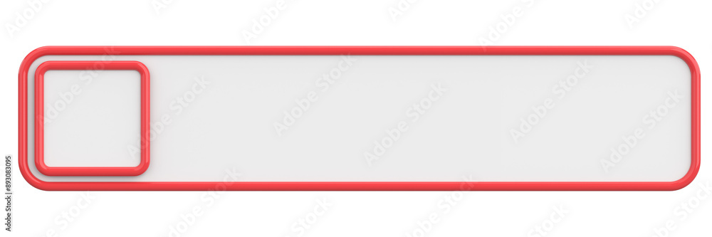 Profile tab. Social media profile. 3D illustration. Profile tab. Social media profile. 3D illustration.