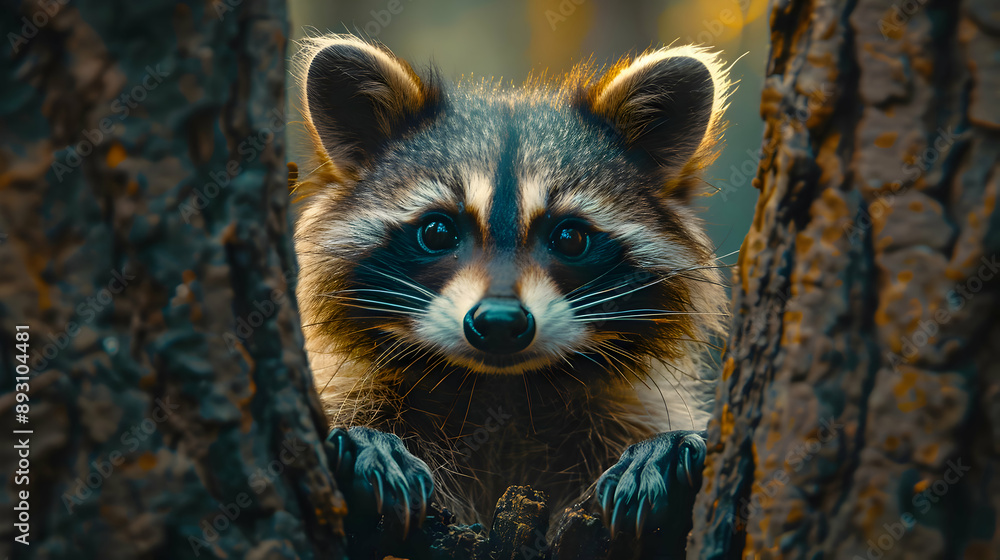 3d Cute Raccoon Portrait Illustration 3d Cute Raccoon Portrait Illustration