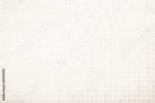 White and Cream ceramic tile wall texture and seamless background. High resolution photo.