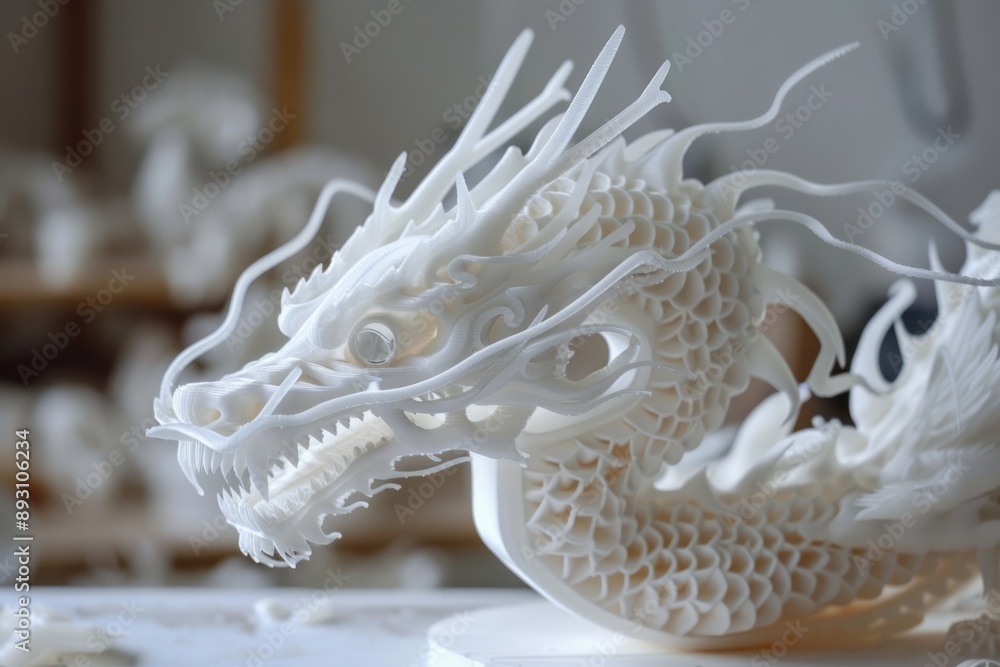 New technologies of future, unusual products made on a 3d printer.
New technologies of future, unusual products made on a 3d printer.