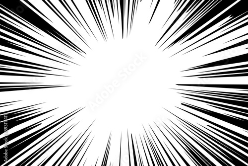 An impactful background of concentrated lines
