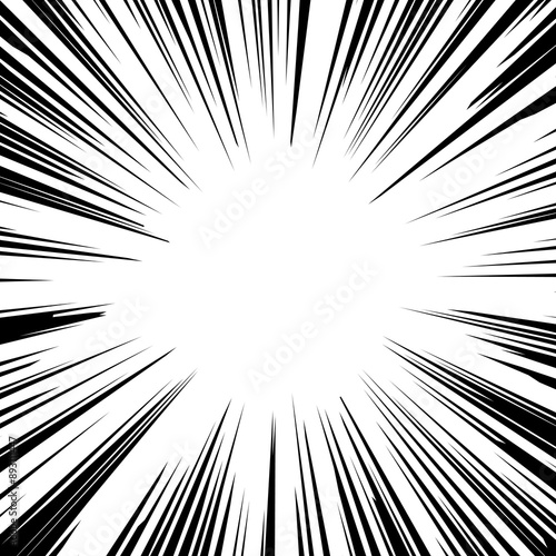 An impactful background of concentrated lines