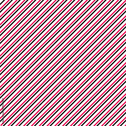 Red and black stripes line seamless pattern vector image for backdrop or fabric style