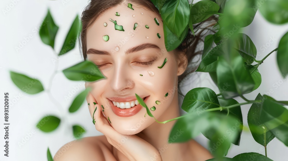 Natural moisturizing mask: Use the power of green and water to protect the skin and create a healthy and happy beautiful life Natural moisturizing mask: Use the power of green and water to protect the skin and create a healthy and happy beautiful life