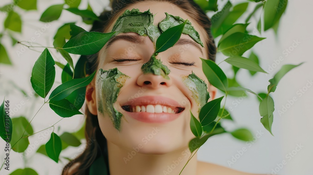 Natural moisturizing mask: Use the power of green and water to protect the skin and create a healthy and happy beautiful life Natural moisturizing mask: Use the power of green and water to protect the skin and create a healthy and happy beautiful life