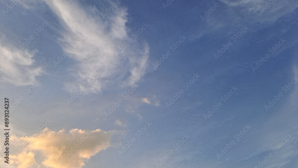 Obraz premium Blue Sky In Central Business District, Singapore